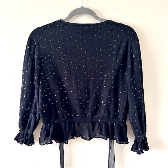 ✨Vintage Necessary Objects Cardigan with Sequence Size Large - Picture 3 of 3